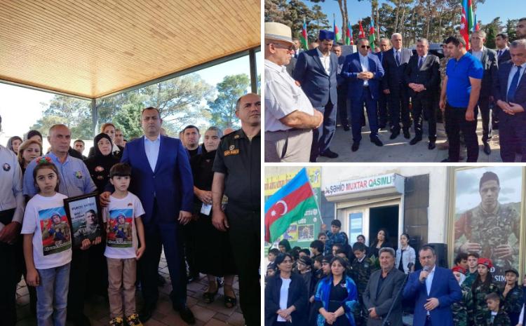 Milli Məclis sədrinin müavini Adil Əliyev şəhidlərin anım tədbirlərində iştirak edib 