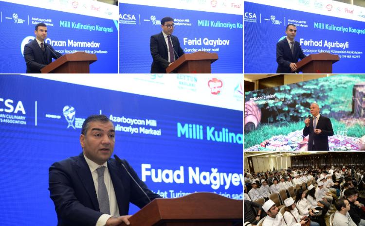 Dövlət Turizm Agentliyinin dəstəyi ilə Milli Kulinariya Konqresi keçirilib 