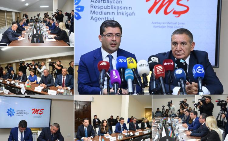 MEDİA Agentliyi və Mətbbuat Şurası arasında əməkdaşlıq memorandumu imzalanıb 