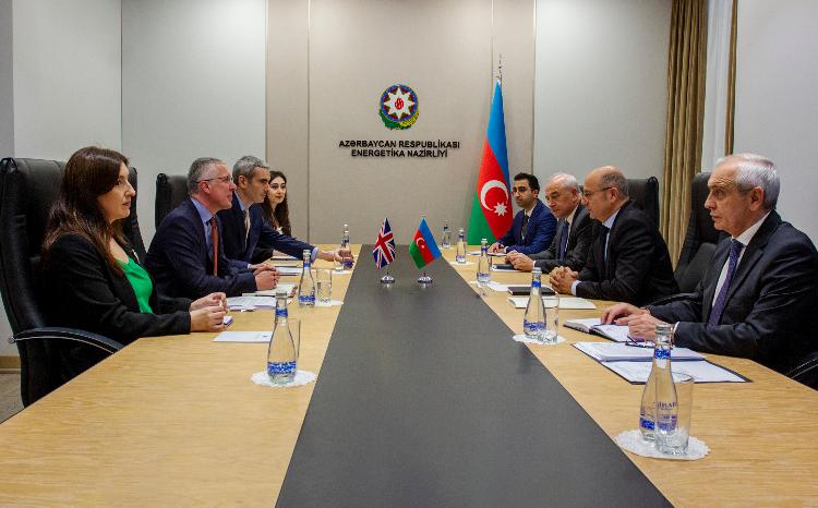 Energetika naziri Böyük Britaniyanın yeni səfirini qəbul edib 