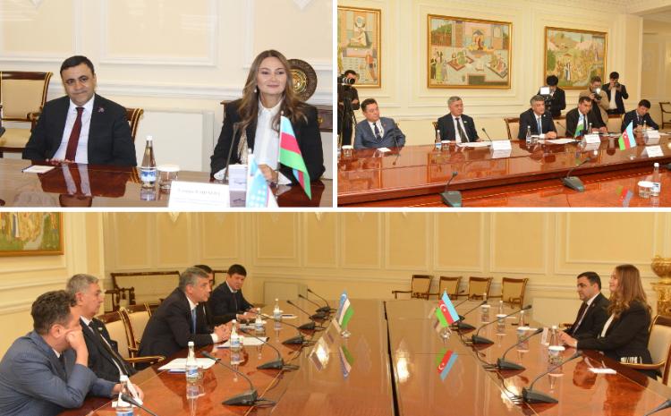 Qənirə Paşayeva Özbəkistan Ali Məclisi sədr müavini Əlişer Kadırovla görüşüb 