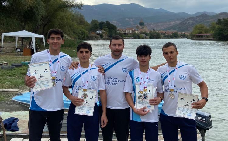 KAYAK VƏ KANOEÇİLƏRİMİZ GÜRCÜSTANDA 5 MEDAL QAZANDI 