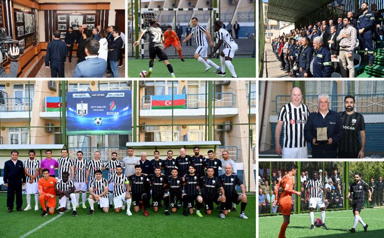 "Neft Daşları"nda "Neftçi" Peşəkar Futbol Klubu ilə neftçilər arasında yoldaşlıq görüşü keçirilib 