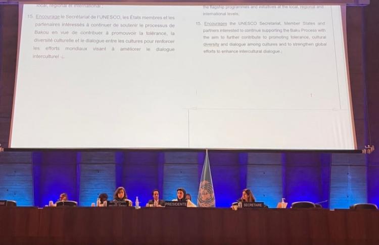 UNESCO İcraiyyə Şurasının 215-ci sessiyasında tarixi qərar qəbul edilib 