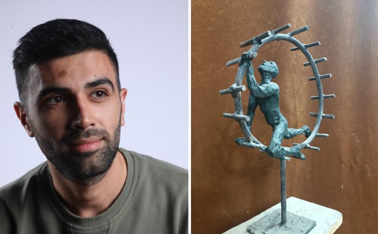 Gənc heykəltəraş Güntayın uğura doğru addımları 