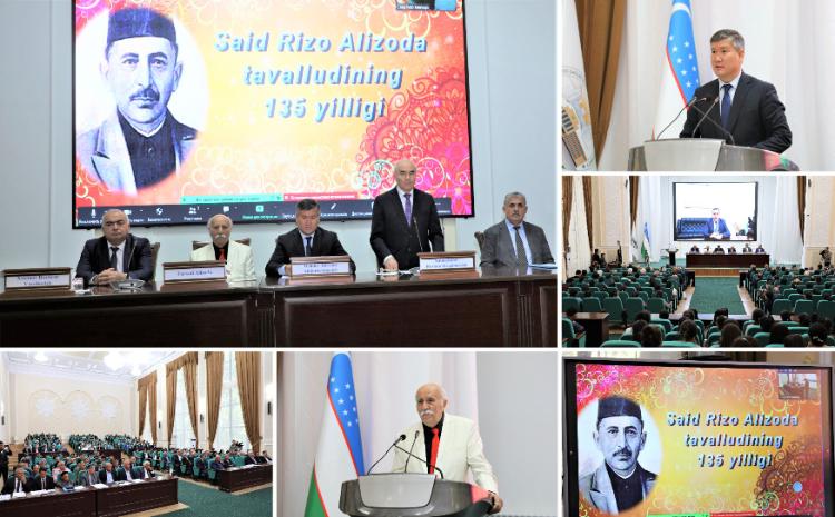 Özbəkistanda tanınmış azərbaycanlı maarifçisi, pedaqoq Seyid Rza Əlizadənin 135 illiyi geniş qeyd olunub 