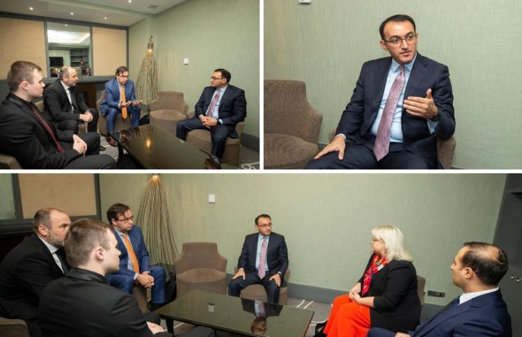 Ülvi Mehdiyev Estoniya şirkətlərinin nümayəndələri ilə görüşüb 