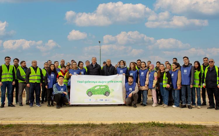 Elektromobil və hibrid avtomobillərlə yürüş keçirilib 