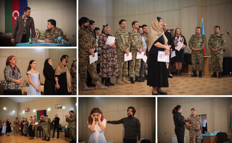 Musiqili Teatr hərbi hissədə "Bir nəfəs qədər" tamaşası ilə 