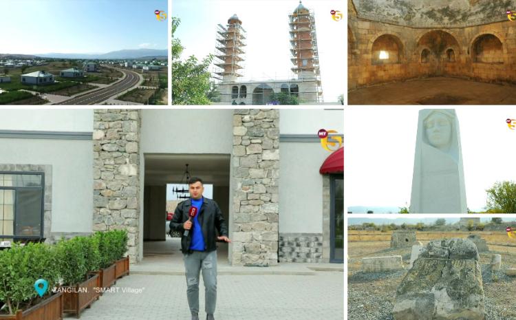 Özbəkistanın "MY5" telekanalında Ağdam və Zəngilan şəhərlərinə dair veriliş nümayiş etdirilib 