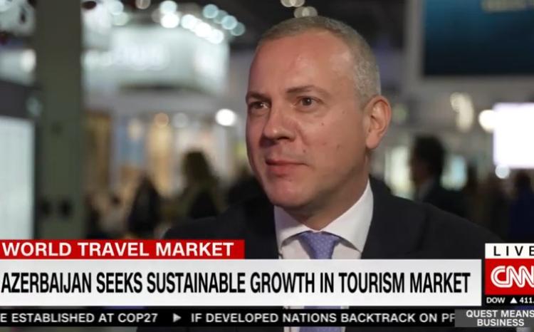 Florian Zenqstşmid "CNN International" kanalına müsahibə verib - VİDEO