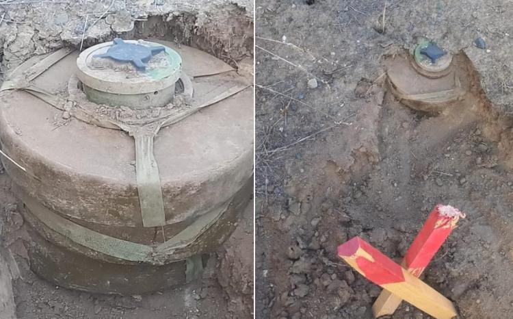 Ağdamda dörd minadan ibarət tələ-minası aşkar edilib 