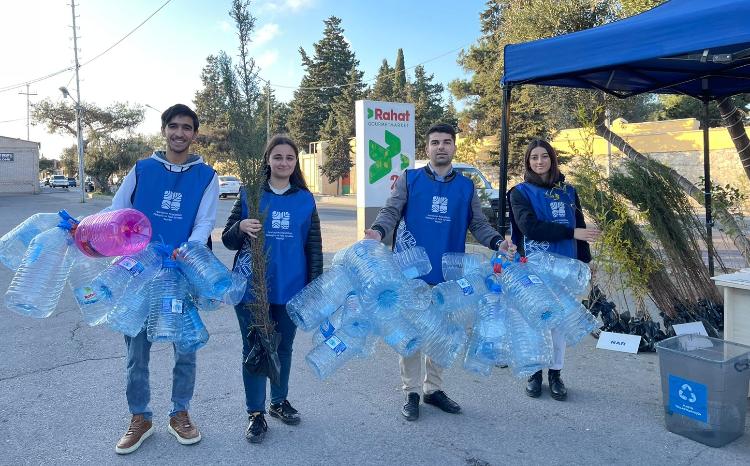 "Bir ağac - min nəfəs" aksiyası bu dəfə Mərdəkanda keçirilib 