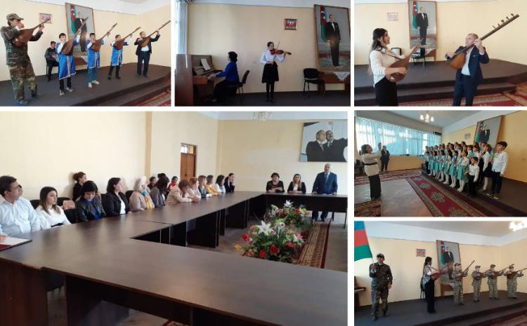 Qazaxda Zəfər Gününə həsr olunmuş "Zəfər bizimdir!" adlı konsert keçirib 