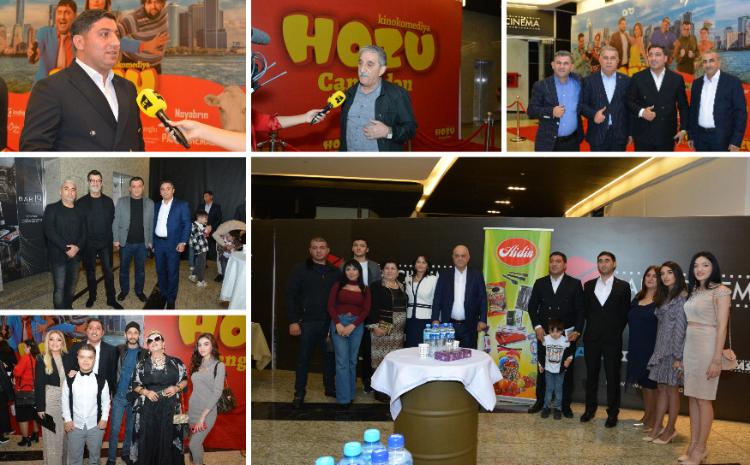 "Hozu Cangüdən" filminin qala gecəsi baş tutdu - VİDEO