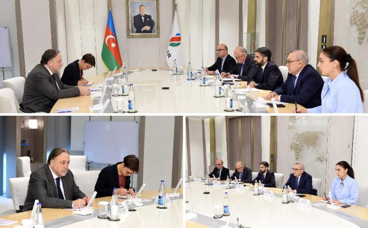 SOCAR prezidenti Çex Respublikasının ölkəmizdəki səfiri ilə görüşüb 