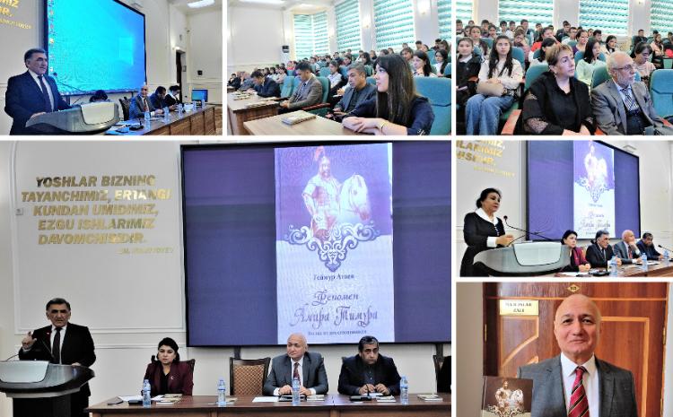 Özbəkistanda "Əmir Teymur fenomeni" adlı kitabının təqdimatı keçirilib 