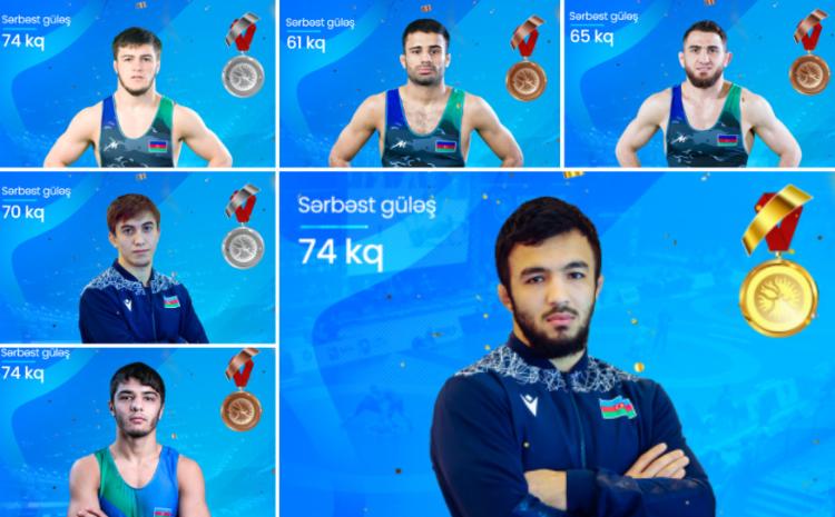 Güləşçilərimiz Polşada 9 medal qazandı 