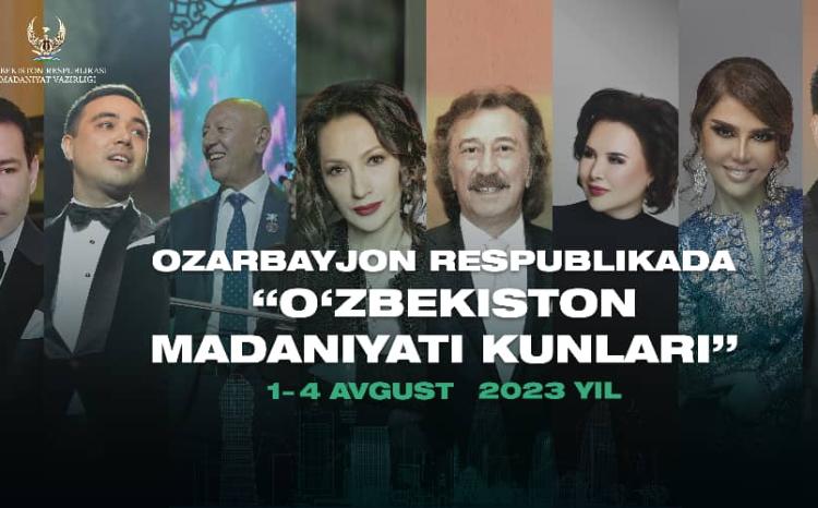Azərbaycanda Özbəkistan mədəniyyəti günləri keçiriləcək 