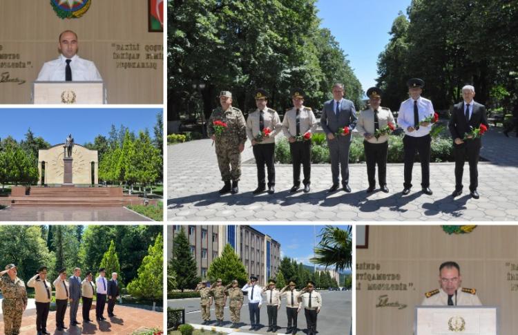 Hərbi Prokurorluq Daxili Qoşunlarla birgə Ulu Öndərin 100 illik yubileyi münasibətilə tədbir keçirib 