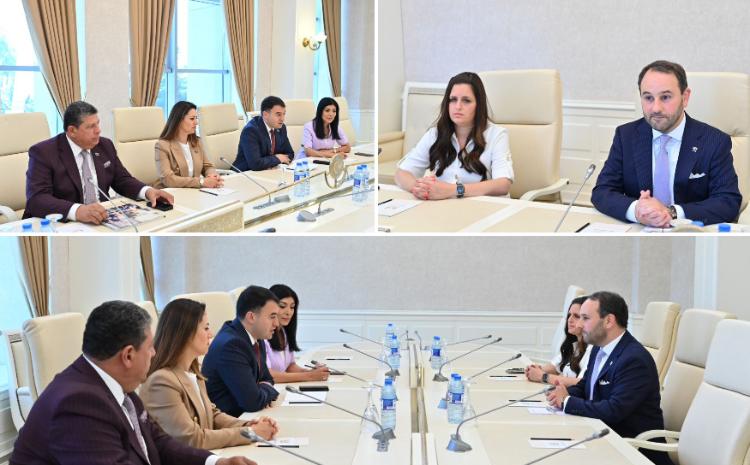 Belçikalı parlamentari ilə görüşdə 