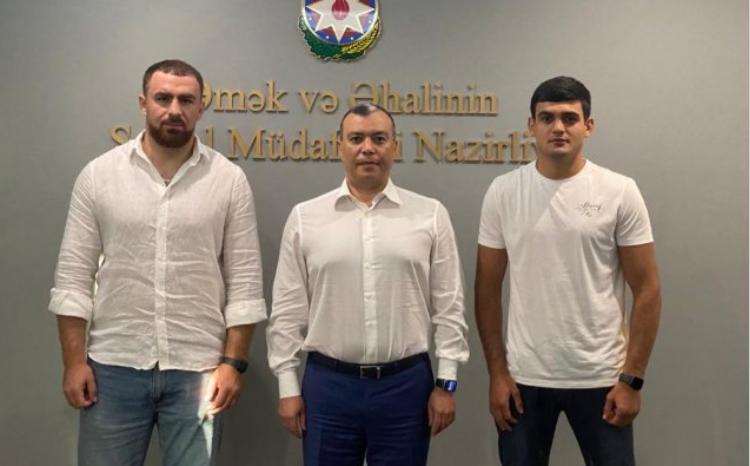 Sahil Babayev Avropa Oyunlarında medal qazanan boksçularla görüşüb 