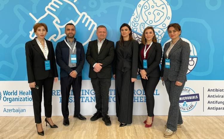 Dr.Mədinə Abdullayeva Antimikrob Rezistentliyinin qarşısının alınması mövzusunda Beynəlxalq Konfransda təqdimatla çıxış edib 