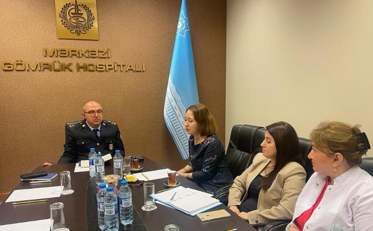Mərkəzi Gömrük Hospitalında UNİCEF-in nümayəndələri ilə görüş keçirilib 