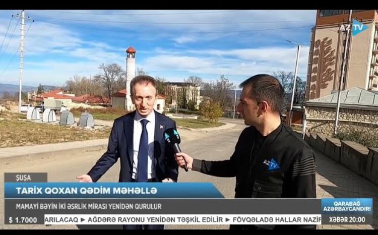 AzTV yenidən Azərbaycanın mədəniyyət paytaxtı Şuşadan reportaj hazırlayıb 
