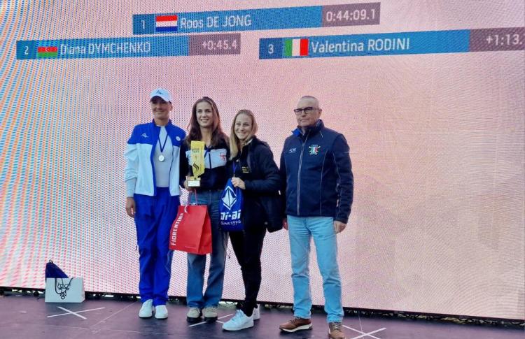 Diana Dımçenko "Silver Skiff" turnirində ikinci oldu 