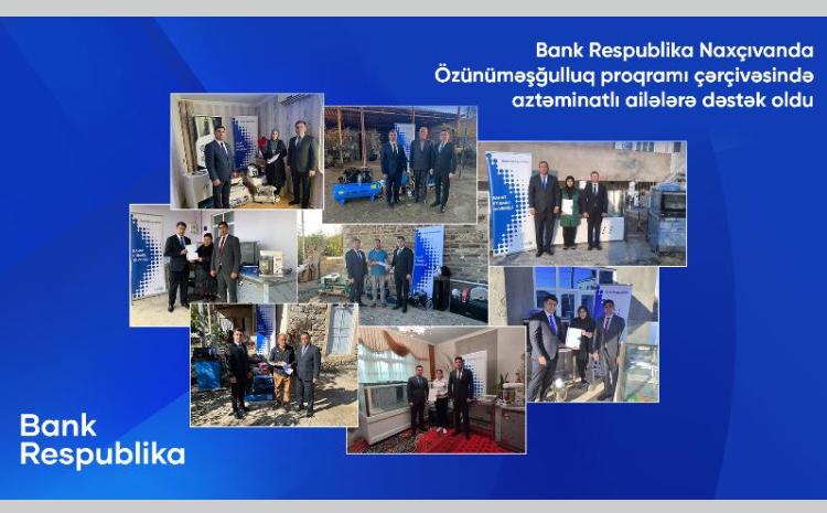 "Bank Respublika" Naxçıvanda aztəminatlı ailələrə dəstək oldu! 