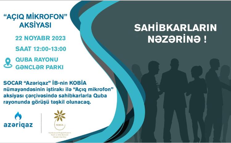 Sahibkarlarla növbəti görüş Quba rayonunda keçiriləcək 