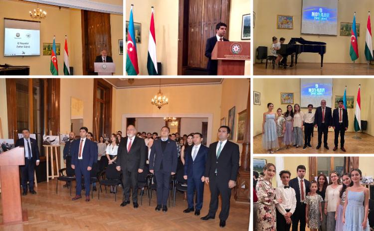 Budapeştdə Zəfər Günü münasibətilə bayram tədbiri təşkil olunub 