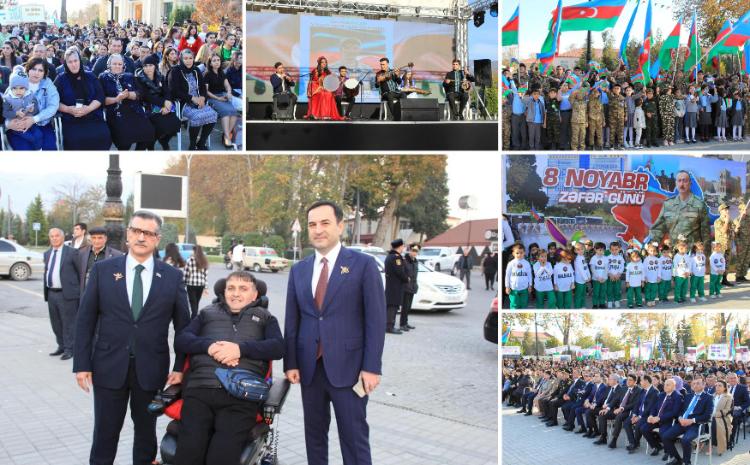 İsmayıllı rayonunda 8 Noyabr-Zəfər Günü münasibətilə ümumrayon tədbiri keçirilib 