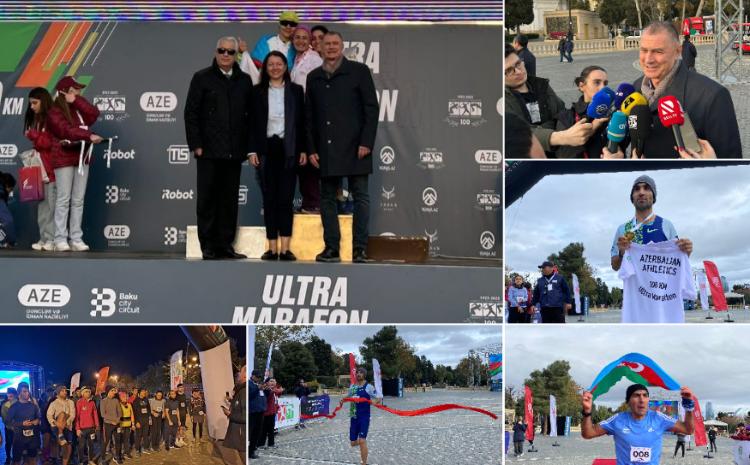Azərbaycanda ilk dəfə 100 km məsafəyə ultramarafon yarışı təşkil olunub 