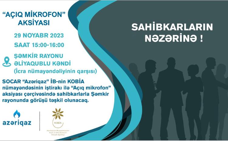 Sahibkarlarla növbəti görüş Şəmkir rayonunda keçiriləcək 