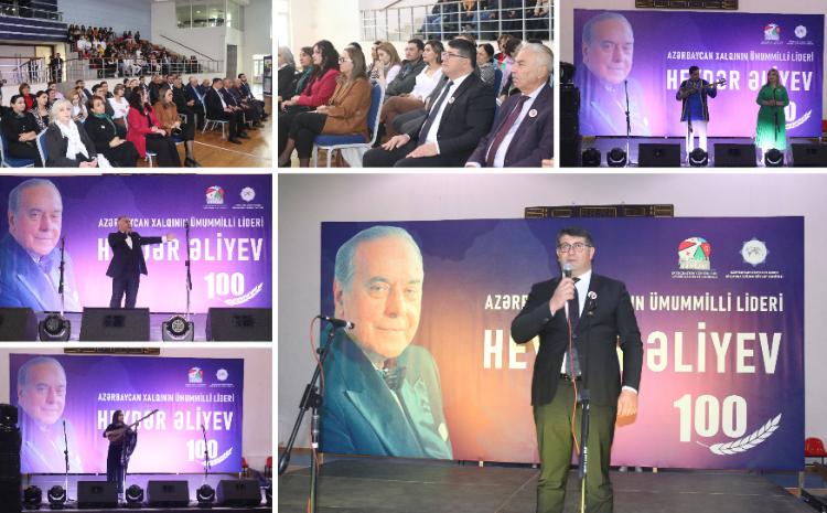 Marneulidə Heydər Əliyevin 100 illik yubileyi qeyd edilib 