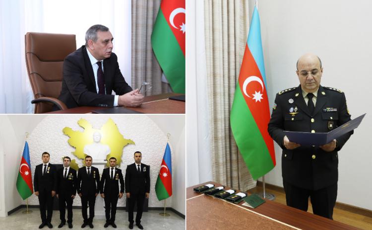 Vətən müharibəsi iştirakçıları həqiqi hərbi xidmətə qəbul olunub 