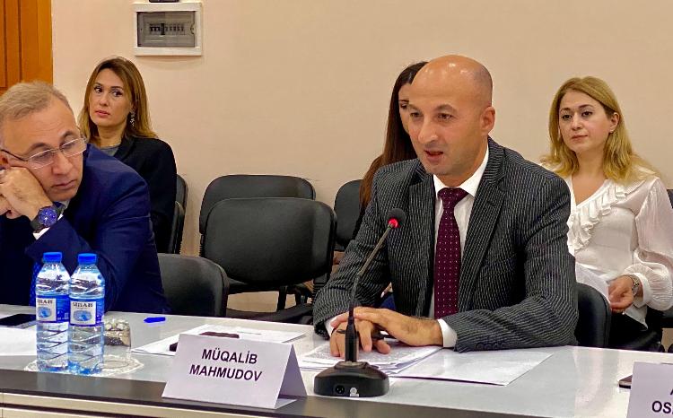 Ombudsman Aparatının əməkdaşı Ümummilli Lider Heydər Əliyevin 100 illik yubileyinə həsr olunan konfransda çıxış edib 