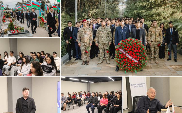 Gənclər təşkilatları Zəfər Günü və Dövlət Bayrağı Günü ilə bağlı təbirlər keçirib 