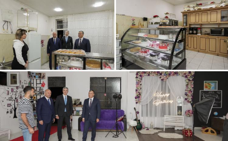 Mingəçevirdə özünüməşğulluq proqramı çərçivəsində qurulmuş təsərrüfatlara baxış olub 