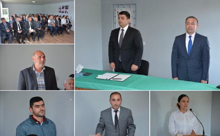 Neftçalanın icra başçısı vətəndaşların problemlərini dinləyib 