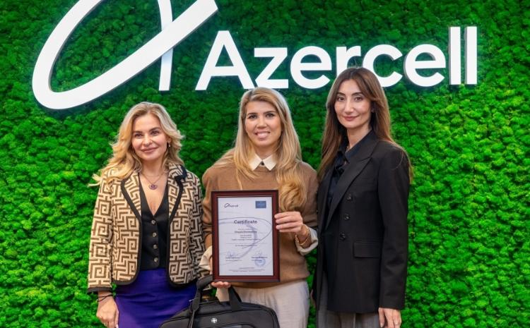English language course organized by Azercell for journalists ends 