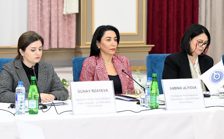 Ombudsman Aparatı və Beynəlxalq Qızıl Xaç Komitəsi tərəfindən Naxçıvanda birgə seminar təşkil olunub 