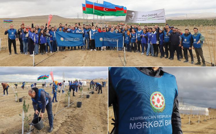 Mərkəzi Bank tərəfindən növbəti ağacəkmə tədbiri keçirilib 