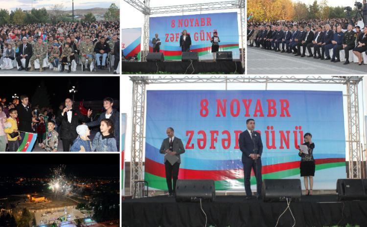Göygöl rayonunda "8 Noyabr-Zəfər Günü"nə həsr edilmiş bayram konserti keçirilib 