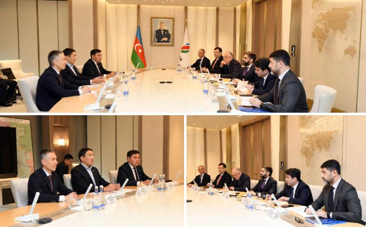 SOCAR-ın prezidenti Qazaxıstanın "KazMunayGaz" Milli Şirkətinin İdarə Heyətinin sədri ilə görüşüb 