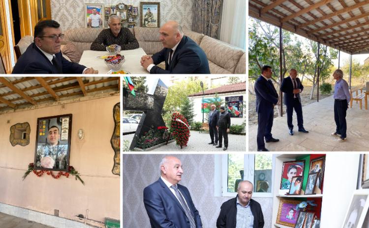 8 Noyabr-Zəfər Günü ərəfəsində şəhid ailələri ziyarət edildi 