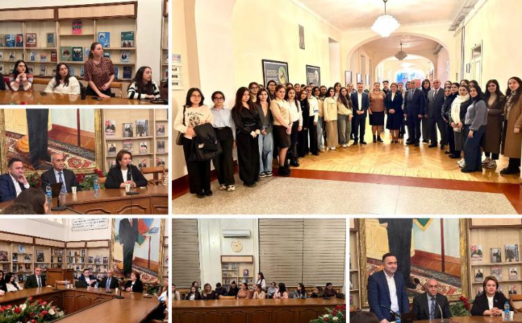 ADPU-da magistrantların Milli Məclisin deputatı MehribanVəliyeva ilə görüşü keçirilib 