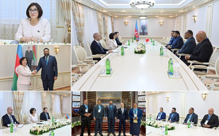 Speaker of Milli Majlis Sahiba Gafarova in a Meeting with Head of Legislative Assembly of Kingdom of Tonga 